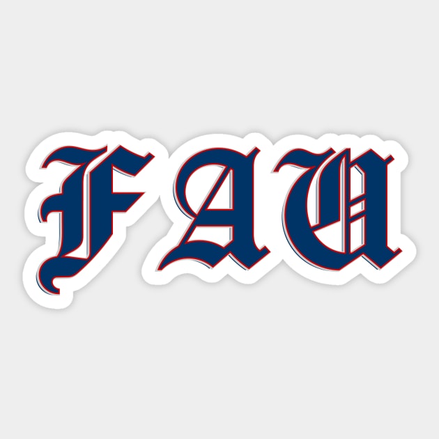 FAU Sticker Sticker by AashviPatel